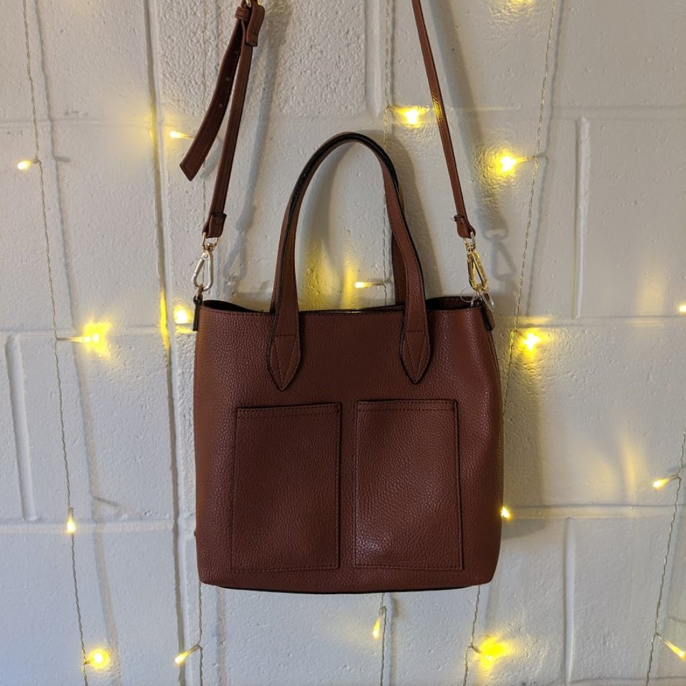 Steve Madden faux leather shoulder bag